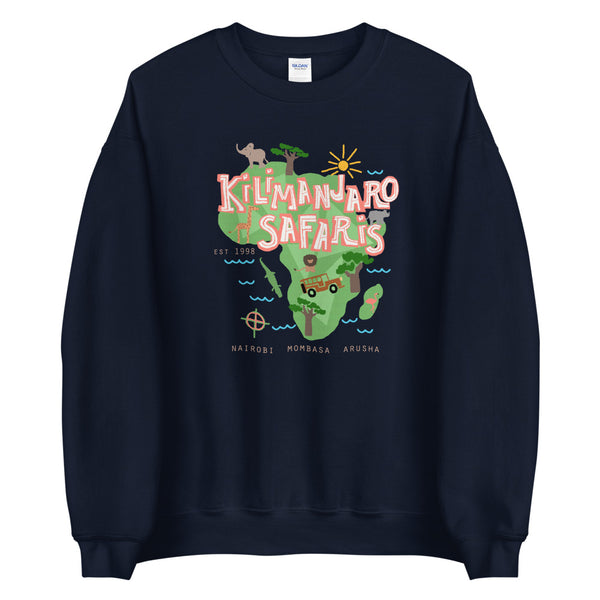 Kilimanjaro Safari Sweatshirt Disney Animal Kingdom Crew Neck Unisex Sweatshirt