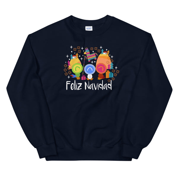 Three Caballeros Christmas Sweatshirt Disney 3 Caballeros Feliz Navidad Sweatshirt