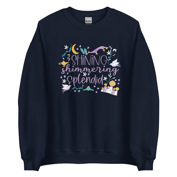 Jasmine Shining Shimmering Sweatshirt Aladdin Disney Princess Jasmine Unisex Sweatshirt