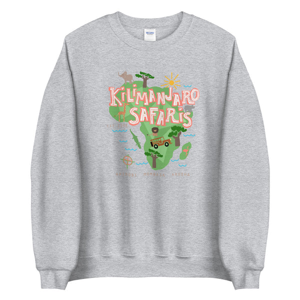 Kilimanjaro Safari Sweatshirt Disney Animal Kingdom Crew Neck Unisex Sweatshirt