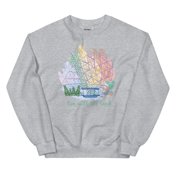 Living with the Land Sweatshirt Epcot Park Walt Disney World Unisex Sweatshirt