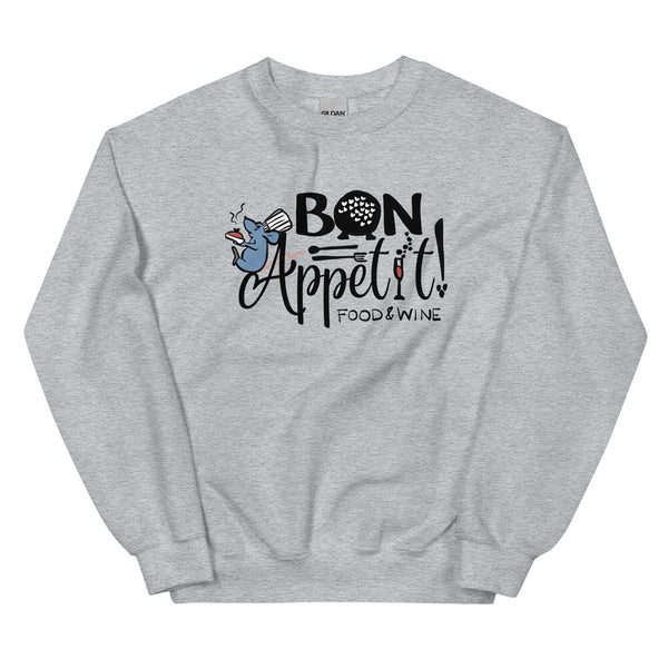 Epcot Bon Appetit Sweatshirt Disney Food and Wine Festival Remy Disney Shirt Epcot Unisex Sweatshirt