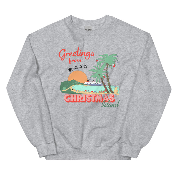 Castaway Cay Christmas Island Disney Cruise Line Very Merrytime Unisex Sweatshirt