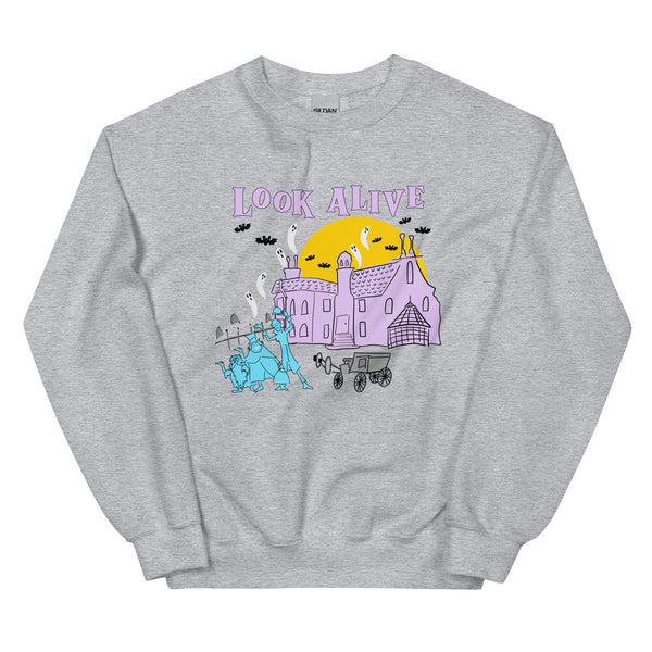 Haunted Mansion Look Alive Grim Grinning Ghosts Disney shirt Unisex Sweatshirt