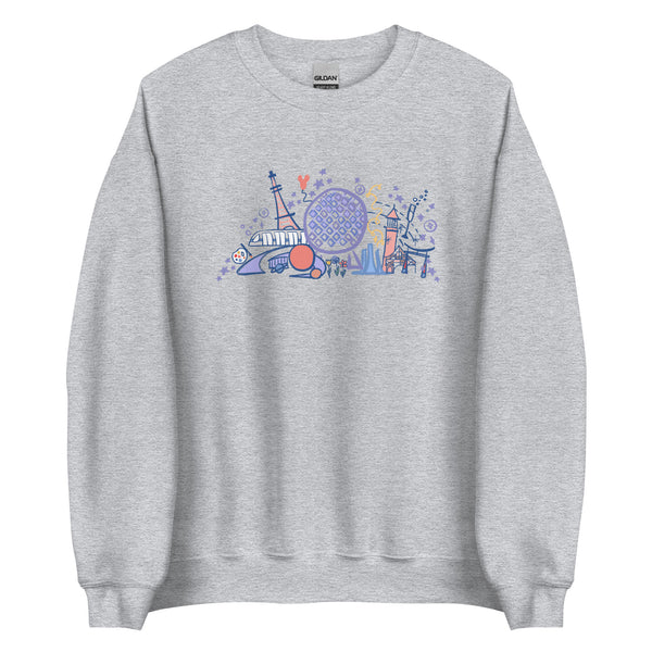 EPCOT Sweatshirt Disney Parks Shirt Spaceship Earth Disney World Epcot Unisex Sweatshirt