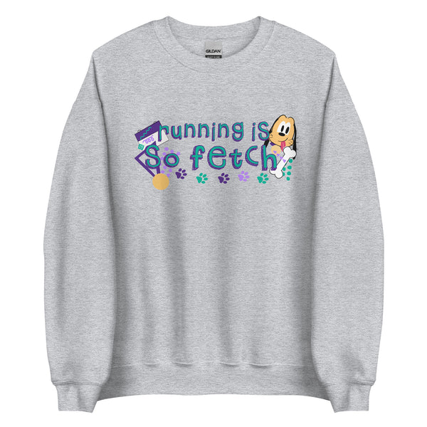 runDisney Pluto so fetch 5k marathon weekend 90s Disney shirt Unisex Sweatshirt