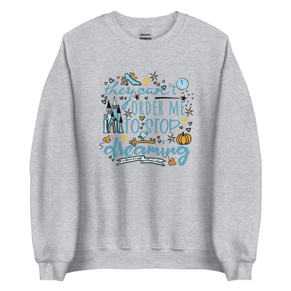 Cinderella Dreaming Sweatshirt Disney Princess Cinderella Unisex Sweatshirt