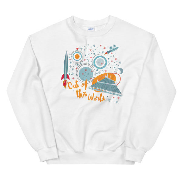 Space Mountain Sweatshirt Disney Out of This World Disney Parks Unisex Crew Neck Sweatshirt