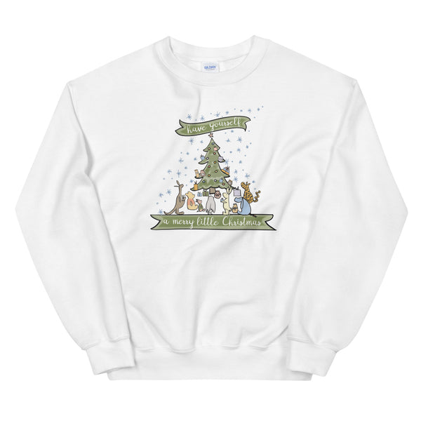 Winnie the Pooh Christmas Sweatshirt Have Yourself a Merry Little Christmas Disney Sweatshirt