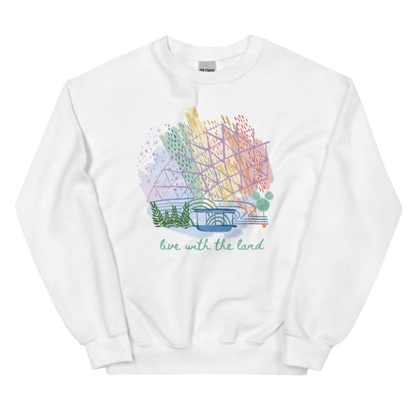 Living with the Land Sweatshirt Epcot Park Walt Disney World Unisex Sweatshirt