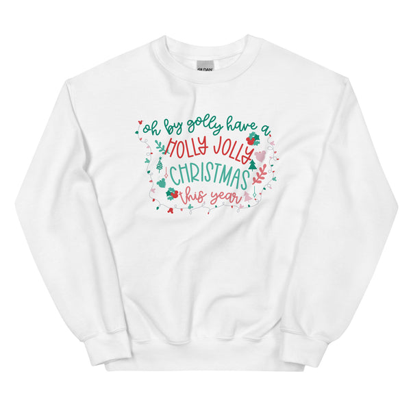 Rudolph the Red Nosed Reindeer Sweatshirt Vintage Mickey Christmas Oh By Golly Holiday Sweatshirt