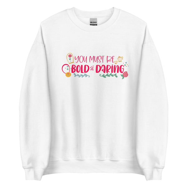 runDisney Belle Sweatshirt Disney Princess Half Marathon Beauty and the Beast You Must Be Bold Disney Princess Belle Sweatshirt