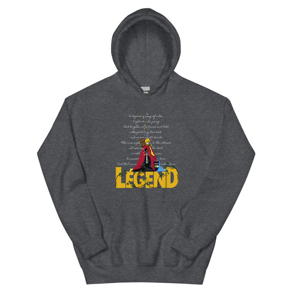 Sword in the Stone Hoodie Sweatshirt King Arthur with Archimedes and Merlin Adult Unisex Hoodie