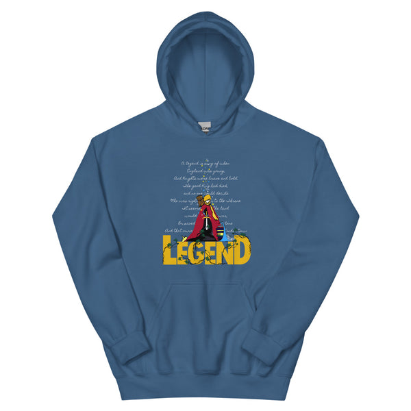 Sword in the Stone Hoodie Sweatshirt King Arthur with Archimedes and Merlin Adult Unisex Hoodie
