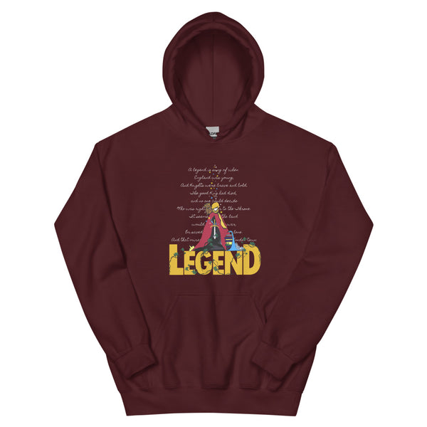 Sword in the Stone Hoodie Sweatshirt King Arthur with Archimedes and Merlin Adult Unisex Hoodie