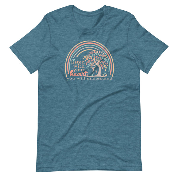Pocahontas Grandma Willow T-Shirt Listen with your Heart Disney T-shirt