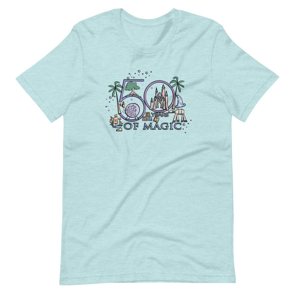Disney 50th T-Shirt Disney Milestone 50th Birthday Disney 50th Wedding Anniversary 50 Years of Magic T-Shirt