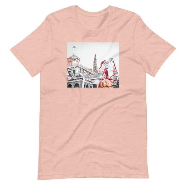 Nightmare before Christmas Photo Shirt Jack Skellington Disneyland Short-Sleeve Unisex T-Shirt