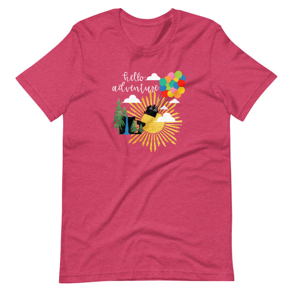 Up Hello Adventure T-Shirt Short-Sleeve Unisex T-Shirt