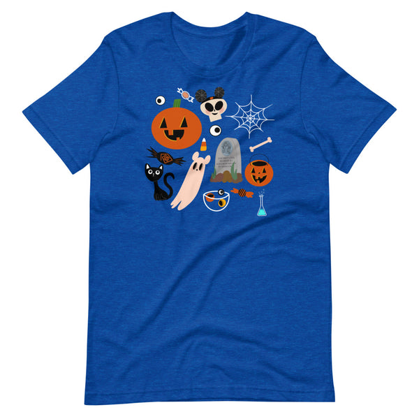 Disney Creepy Cute Halloween Fall Mickey Ghost Short-Sleeve Unisex T-Shirt
