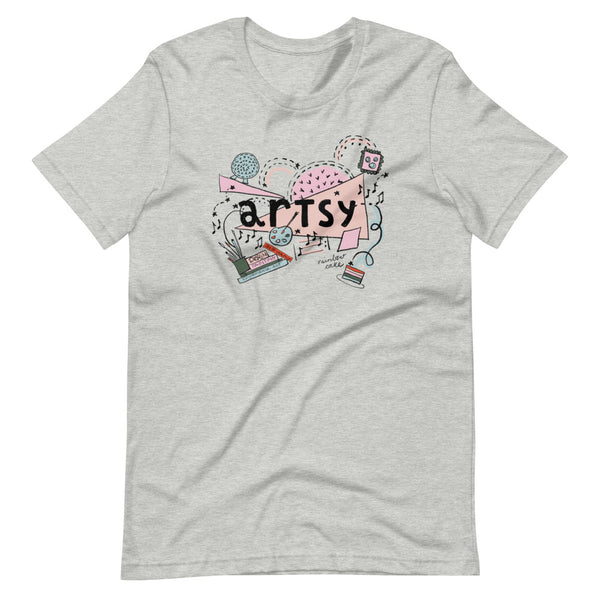 Artsy Disney T-Shirt Epcot Festival of the Arts Hidden Mickey Artsy T-Shirt