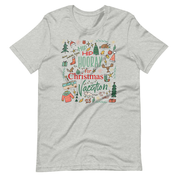 Christmas Vacation T-Shirt Hip Hip Hooray for Christmas Vacation Griswold Family Christmas T-Shirt