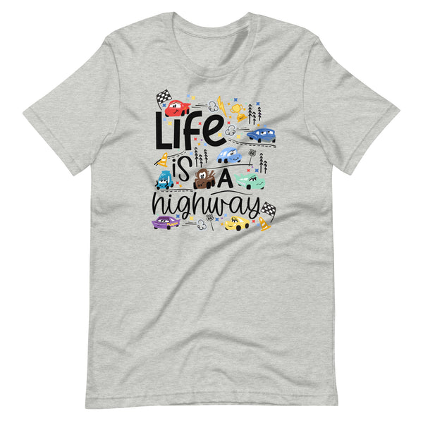 Cars Disney T-Shirt Life is a Highway Disney Shirt Cars T-Shirt