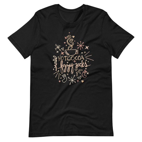Hot Cocoa T-Shirt Hot Cocoa and Fuzzy Socks Winter T-shirt