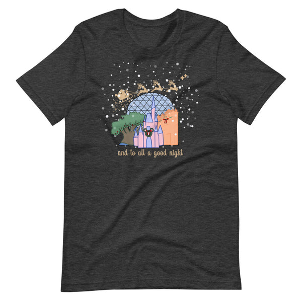 Christmas at Walt Disney World with Santa Short-Sleeve Unisex T-Shirt