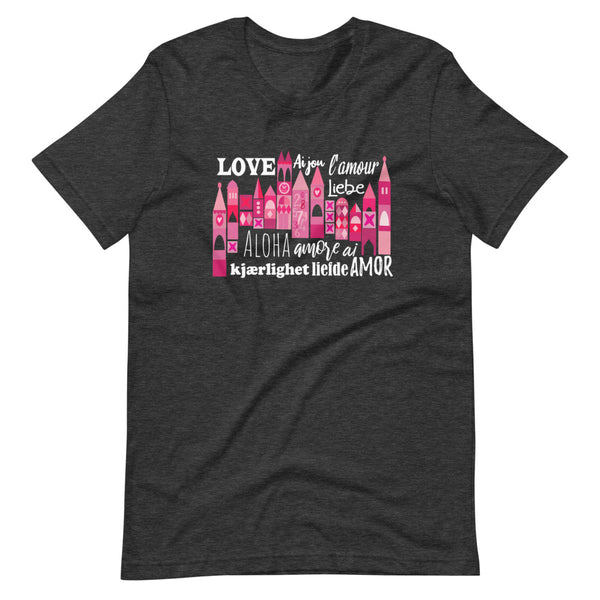 Small World Love T-shirt Disney Valentine's Day Language of Love Unisex T-Shirt