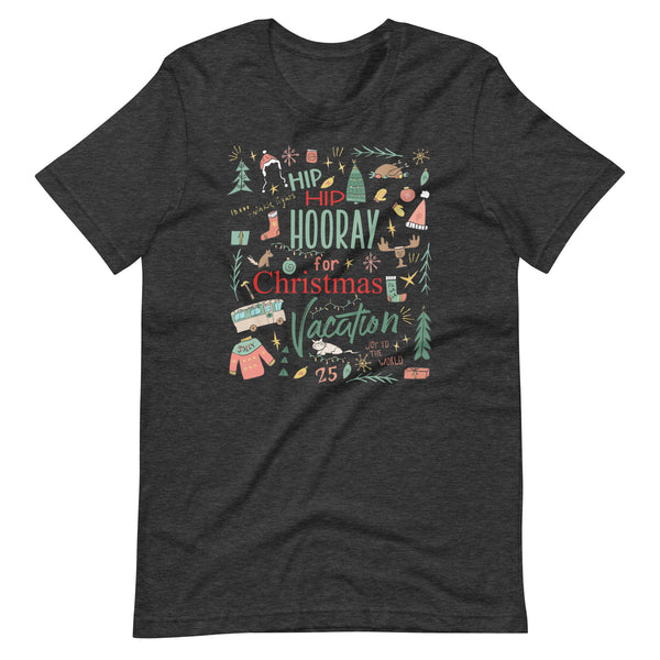 Christmas Vacation T-Shirt Hip Hip Hooray for Christmas Vacation Griswold Family Christmas T-Shirt