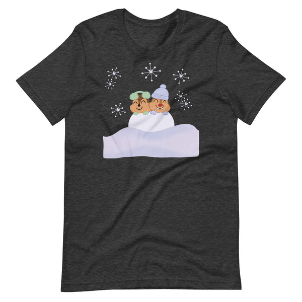 Chip and Dale Snow Much Fun Disney Winter Unisex t-shirt