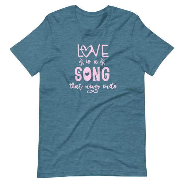 Love is a Song Disney Inspired Valentines Day Bambi Unisex Tee Tshirt