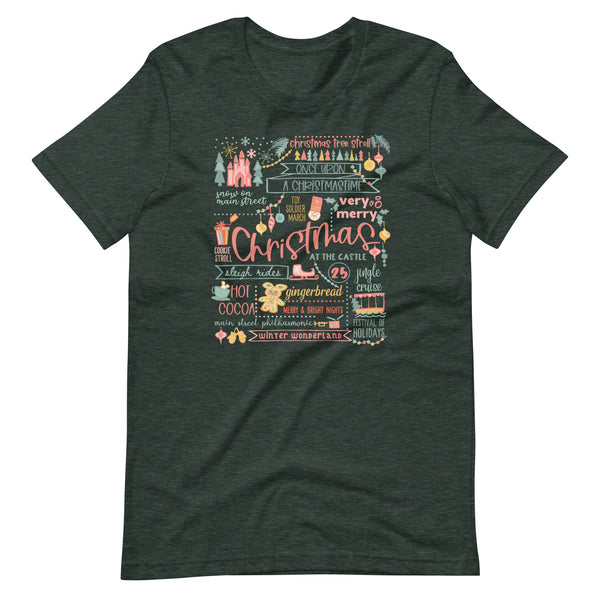 Disney Christmas List T-shirt Disney Shirt Disney at Christmas T-Shirt