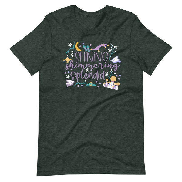Jasmine Shining Shimmering T-Shirt Aladdin Disney Princess Jasmine T-Shirt
