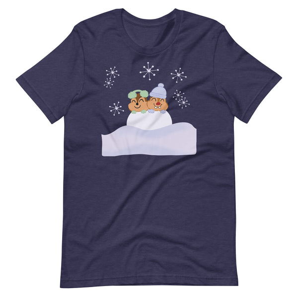 Chip and Dale Snow Much Fun Disney Winter Unisex t-shirt