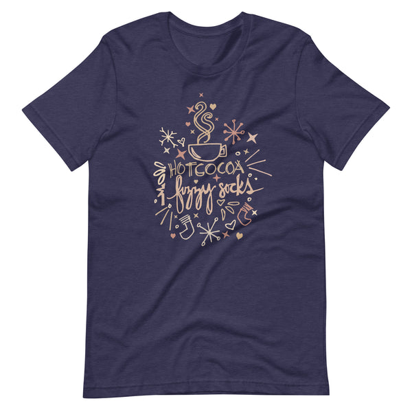 Hot Cocoa T-Shirt Hot Cocoa and Fuzzy Socks Winter T-shirt