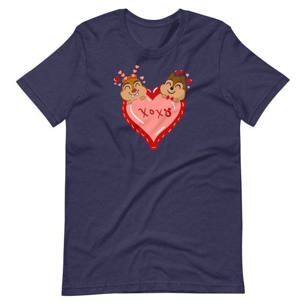 Chip and Dale Valentine's Day Love Unisex t-shirt