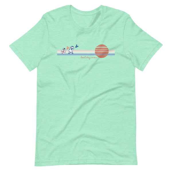 Star Wars T-Shirt Best Day Ever with BB8 and R2D2 Disney Sketch Balloon T-Shirt