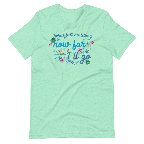 Moana Song Lyrics Shirt Disney Vacation Unisex t-shirt