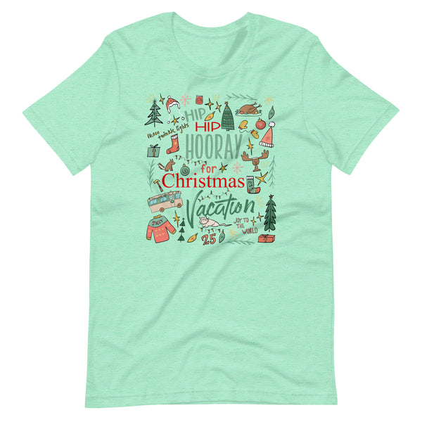 Christmas Vacation T-Shirt Hip Hip Hooray for Christmas Vacation Griswold Family Christmas T-Shirt