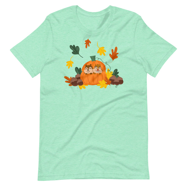 Chip and Dale Fall Pumpkin Disney Halloween Unisex t-shirt