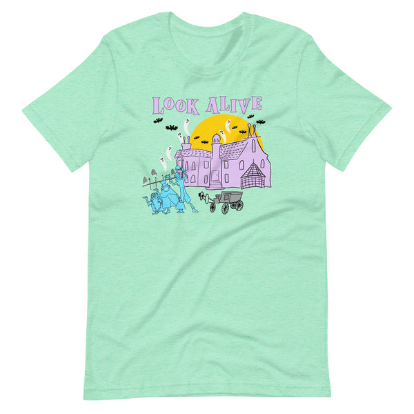 Haunted Mansion Look Alive Grim Grinning Ghosts Disney shirt Unisex t-shirt
