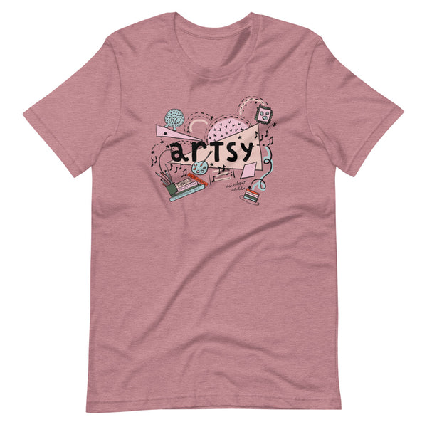 Artsy Disney T-Shirt Epcot Festival of the Arts Hidden Mickey Artsy T-Shirt