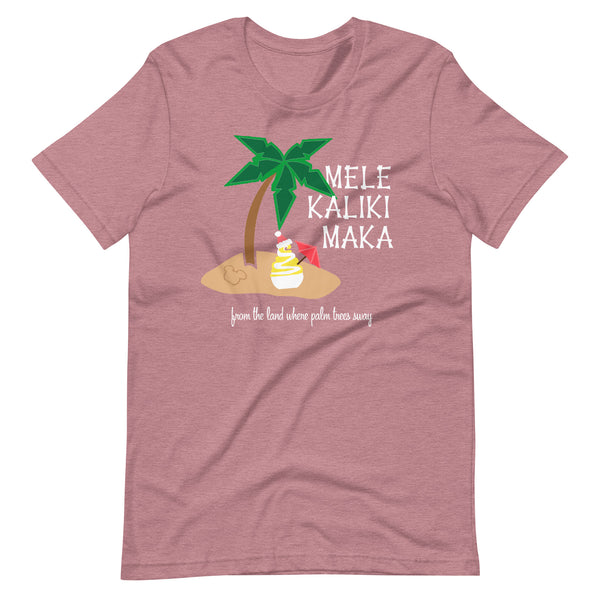 Dole Whip Melekalikimaka Hawaiian Christmas Shirt Short-Sleeve Unisex T-Shirt
