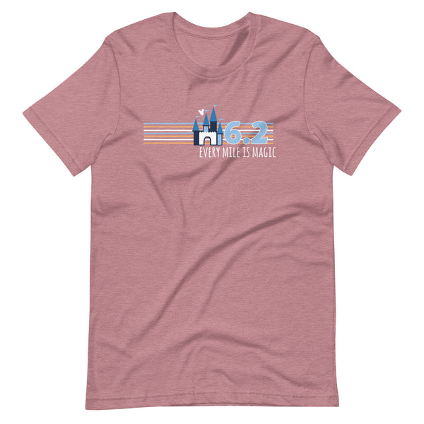 runDisney Every Mile is Magic Disney Castle Running 6.2 Miles 10K Unisex t-shirt
