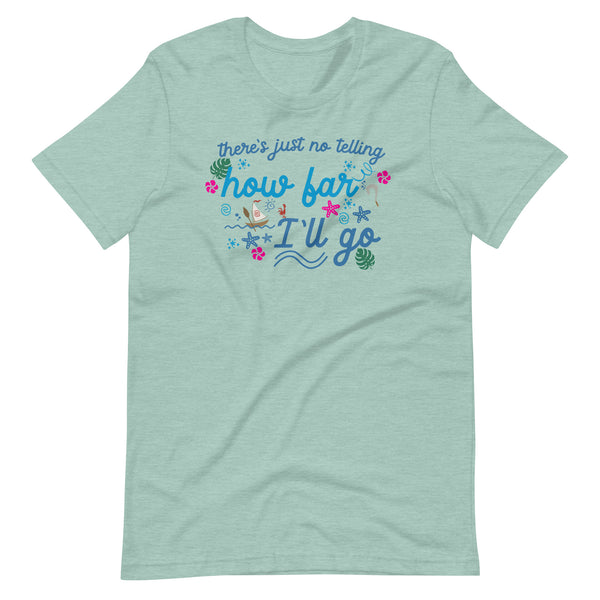 Moana Song Lyrics Shirt Disney Vacation Unisex t-shirt