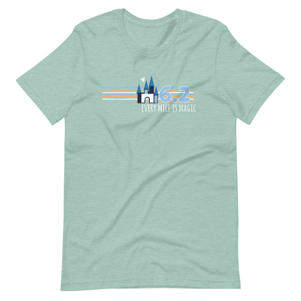 runDisney Every Mile is Magic Disney Castle Running 6.2 Miles 10K Unisex t-shirt
