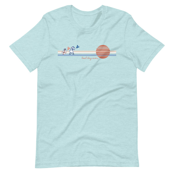 Star Wars T-Shirt Best Day Ever with BB8 and R2D2 Disney Sketch Balloon T-Shirt
