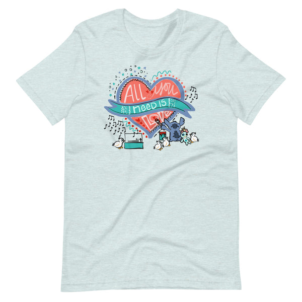 Stitch Love T-Shirt Disney All You Need is Love Lilo and Stitch T-Shirt